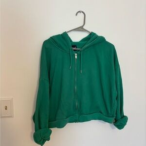 GAP Teal Zip-Up Sweatshirt